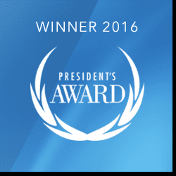 Honda President's Award Winner 2016!