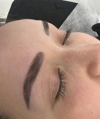 Nice soft brow lamination for an effortless fresh look