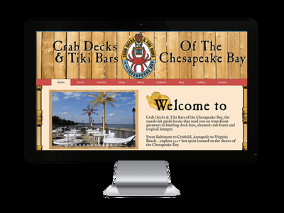 Website Design
 Crab Decks & Tiki Bars of the Chesapeake