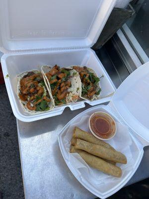 Asian Tacos & Pork Lumpia