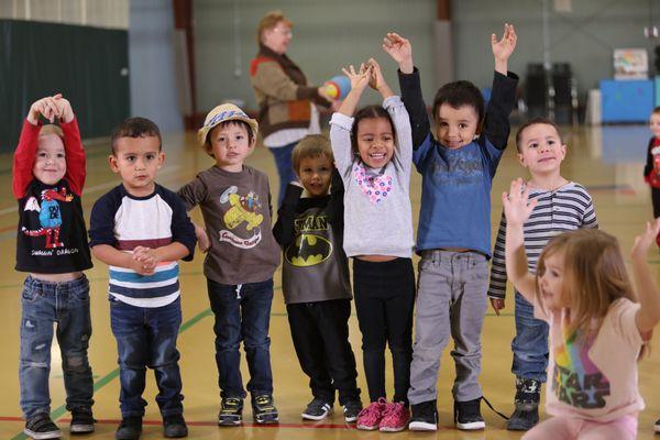 Students enjoy time in the gym, playground, bike park and swimming pool.