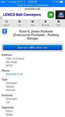 Parking Info