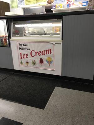 They have ice cream