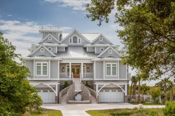 Custom, oceanfront home designed and built by our in-house construction and design teams