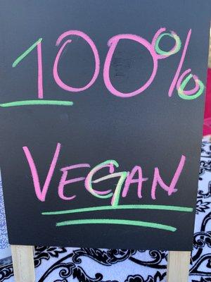 100% Vegan