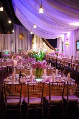 Rentals, draping and decor