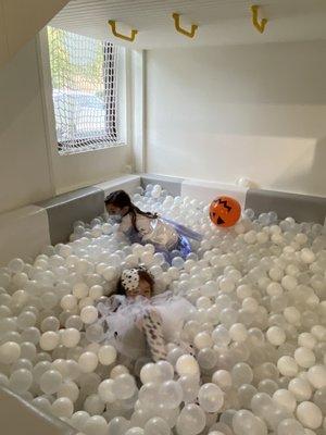 Fun in ball pit!