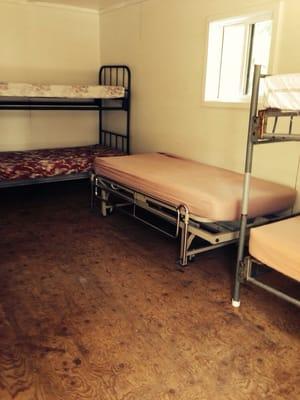 Hospital beds at the campground should you need one