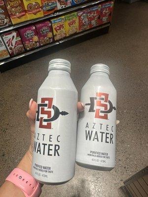 Stay hydrated- Aztec Water