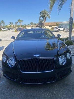 Ceramic Coating on the Bentley