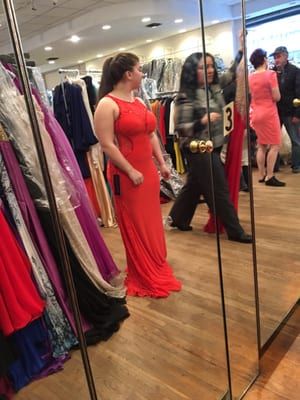 Prom dress shopping for my younger sister