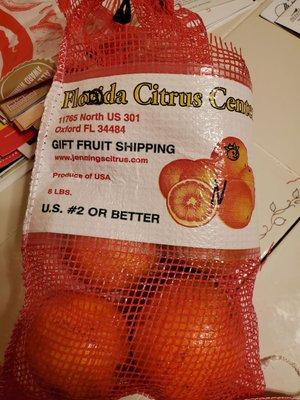 Company that sells rotten and moldy oranges