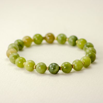 Jade bracelet.