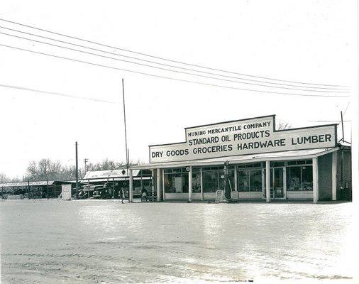 The Leftovers Etc. building used to be the Huning Mercantile Company.