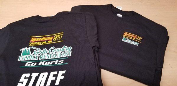 Multi color printing for the race track