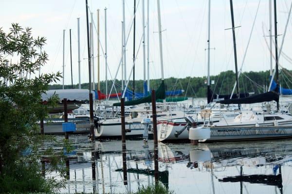 Sailing on Lake Onalaska