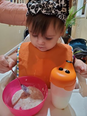 Eating during parent-child breakfast