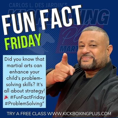 Fun Fact Friday! 
Did you know that martial arts can significantly enhance your child's problem-solving skills? It's true!