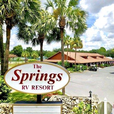 Welcome to The Springs RV Resort entrance!!