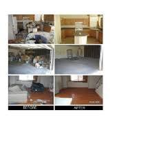 Before and afters of trash outs