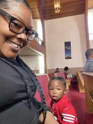 Babies is church are the best blessing