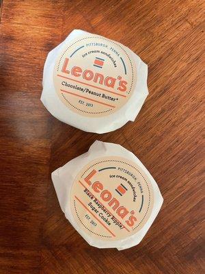 Leona's Ice Cream Sandwiches