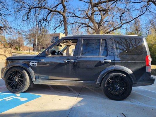 22s on a rare car in stock.  I was wow'ed!