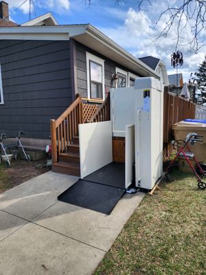 VERTICAL PLATFORM LIFT INSTALLATION