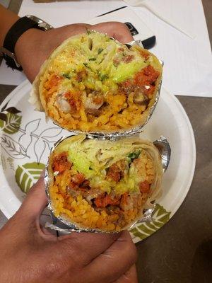 $11 Mexi Cali Burrito enjoyed by my cowkr (7/31/19)