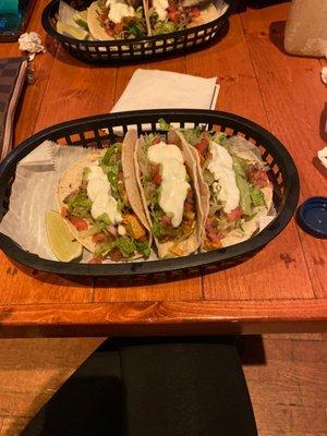 Chicken tacos amazing