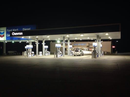 Slim Olson's Chevron Gas Station