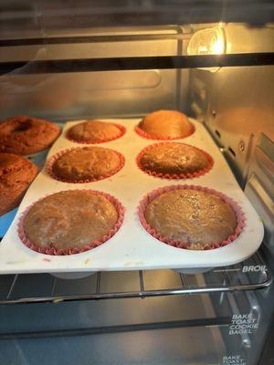 Making of Wildberry muffins, healthy protein, muffins