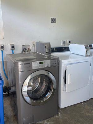 Our coin laundry room