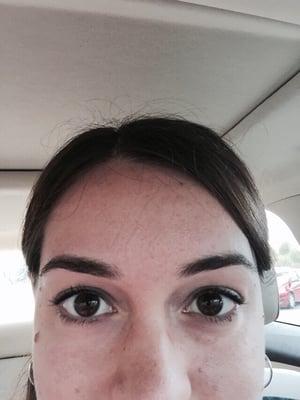 Eyebrows after