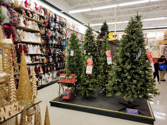 Christmas trees and a large selection at that.