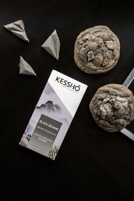 black sesame white chocolate