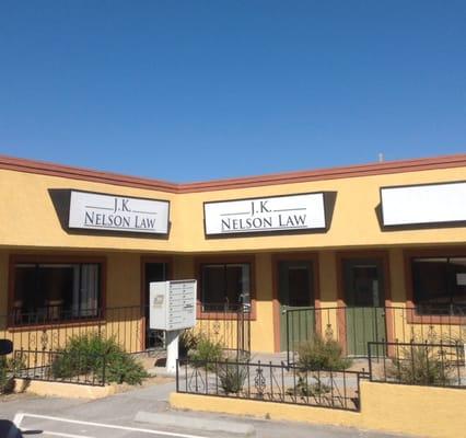 Front of our office, located at 41 N. Highway 160, Pahrump, NV