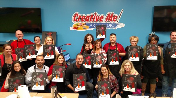 Creative Me Art Studio is an awesome venue for your next Team Builder !!!