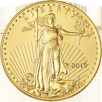 Gold American Eagle