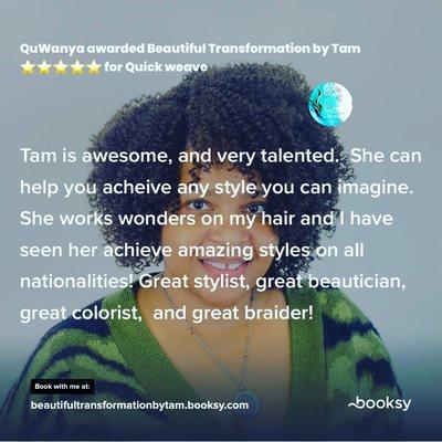 Real customer reviews and hairstyle