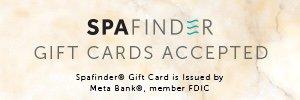 We welcome SpaFinder gift cards!