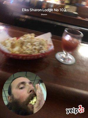 Nothing like popcorn and a Bloody Mary for breakfast!!!!!