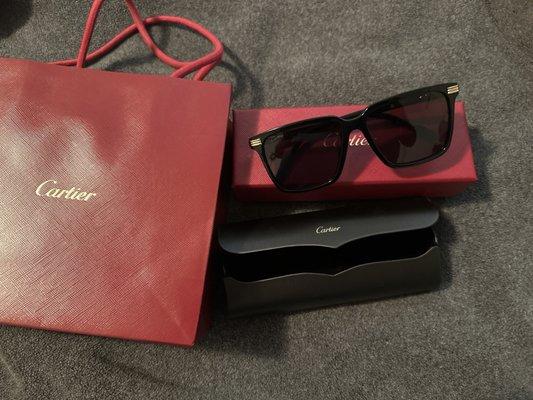 My Cartier  sunglasses and thank you Bella Eye Care