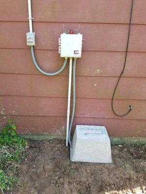 Replacement of control box,doghouse and aerator