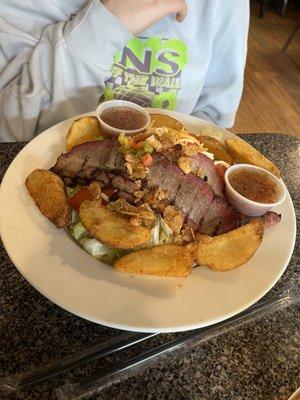 Brisket salad.  So good!