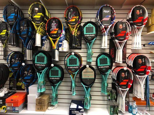 2022 Racquet selection