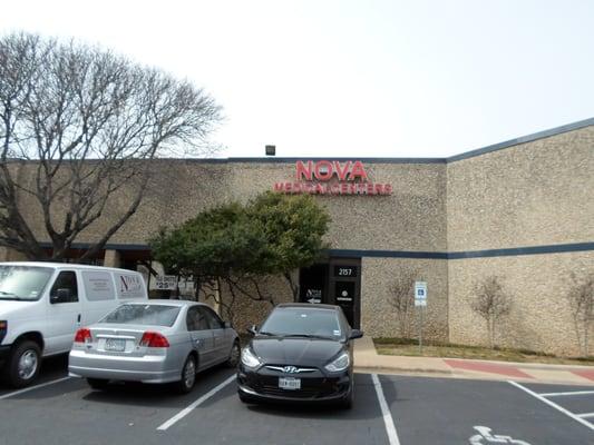 Nova Medical Centers' location in south Austin, TX.