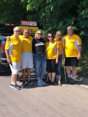 N. Mankato Parade, 2018 NuStar Realtors: Dan Wingert, Matthew McBride, Megan James, Tamara Gretz (Admin), Sarah Gunderson, Brian Wendland