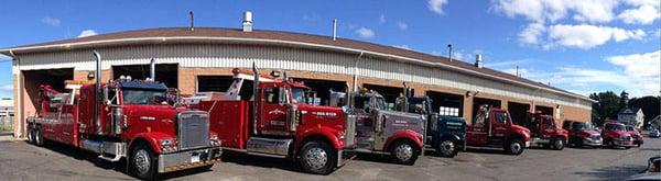 Just part of our fleet of tow trucks.