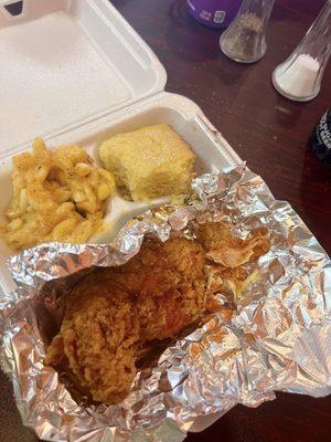 Chk Tenders Mac N Cheese Cornbread